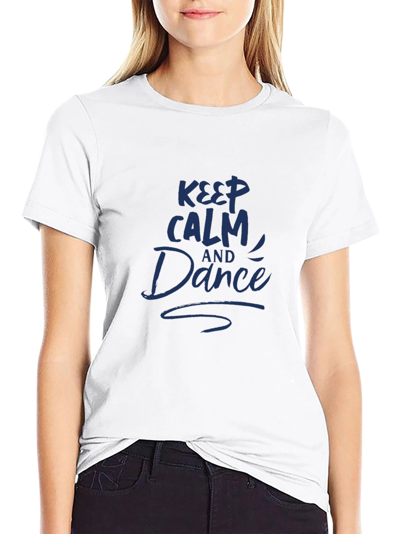 Keep Calm and Dance T-Shirt - Stylish Graphic Tee
