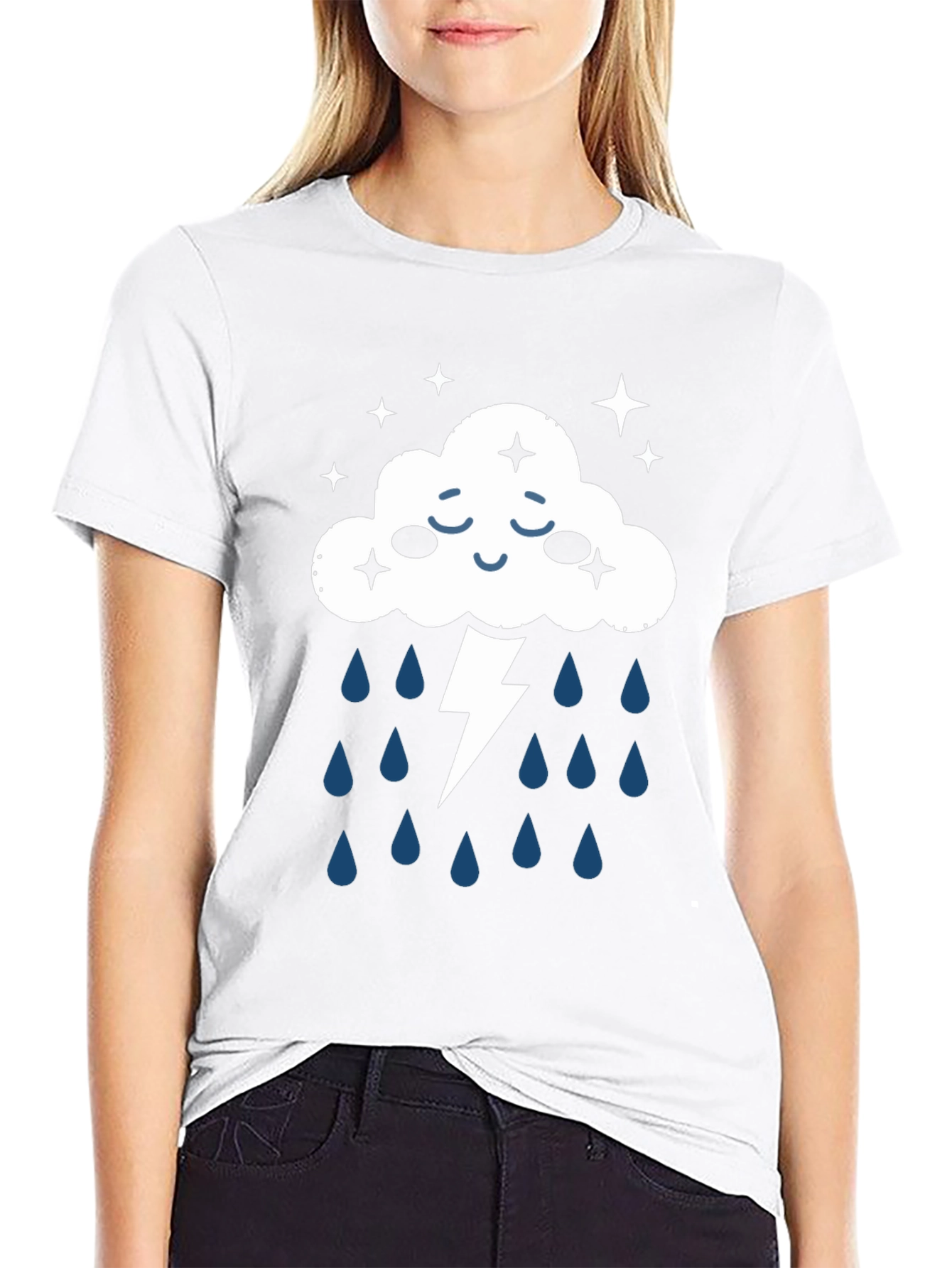 Storm Cloud Graphic T-Shirt - Weather Inspired Tee