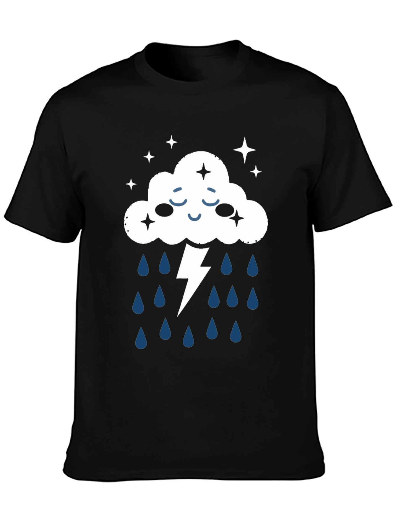 Storm Cloud Graphic T-Shirt - Weather Inspired Tee