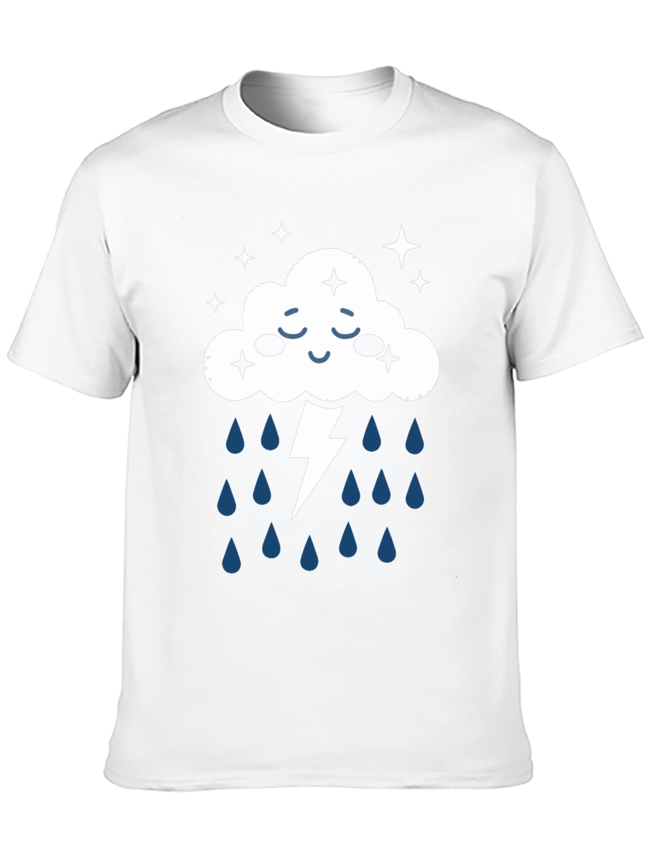 Storm Cloud Graphic T-Shirt - Weather Inspired Tee