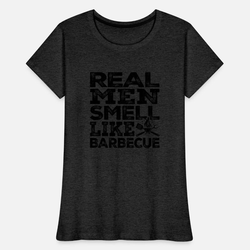 Real Men Smell Like Barbecue Funny BBQ Pitmaster
