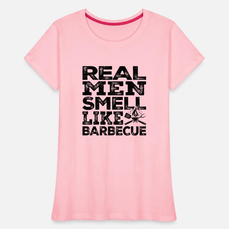 Real Men Smell Like Barbecue Funny BBQ Pitmaster
