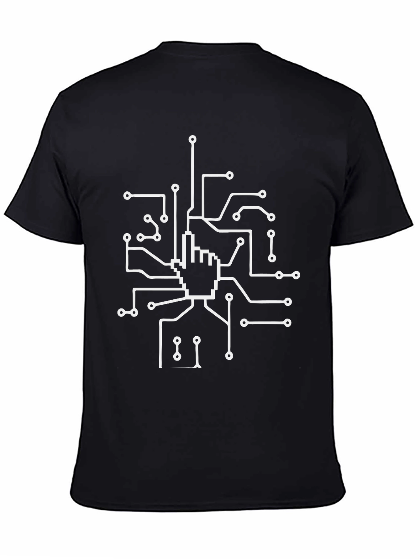 Circuit Hand Graphic T-Shirt - Geek Chic