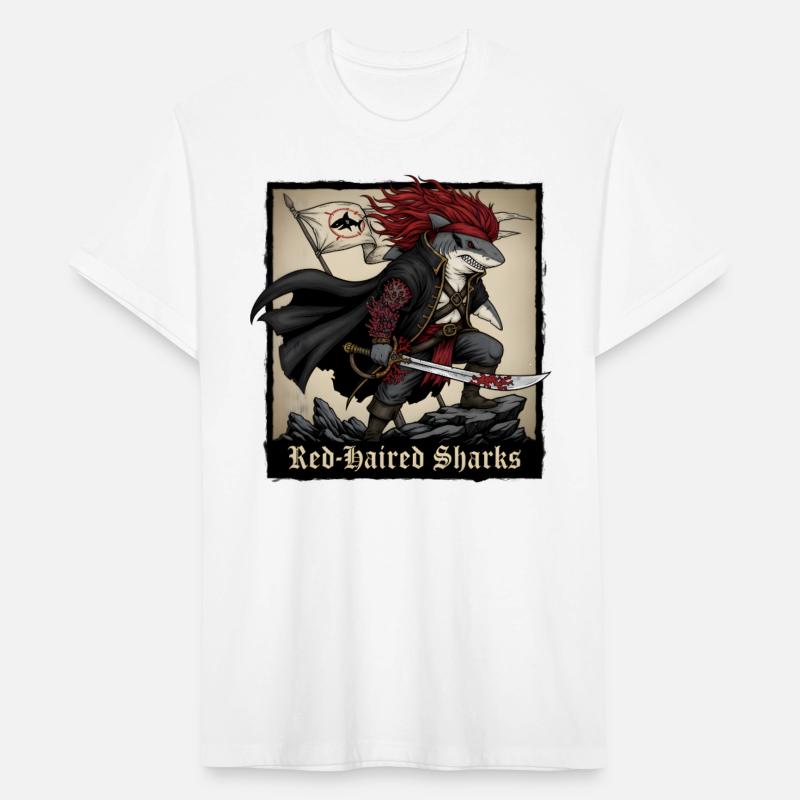 Redhead Pirate Shark – Sea King Energy Design