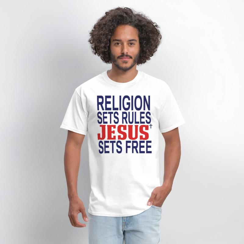 RELIGION SETS RULES JESUS SETS FREE