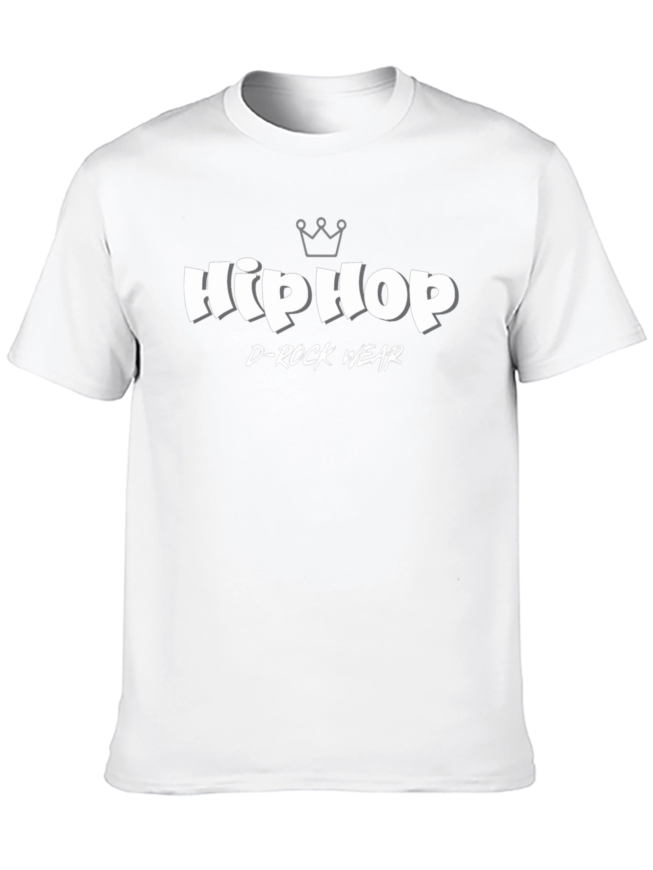 Hip Hop D-Rock Wear Black T-Shirt