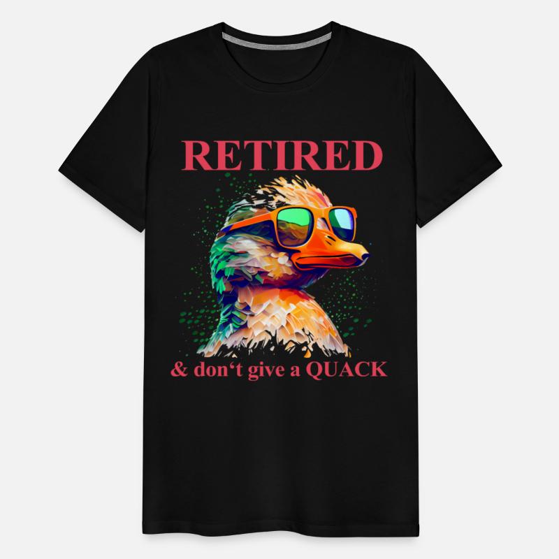 Retired I Don't Give a Quack Rubber Ducky