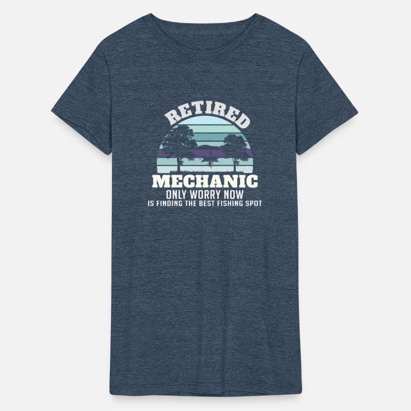 Retired Mechanic No Worries Just Fishing