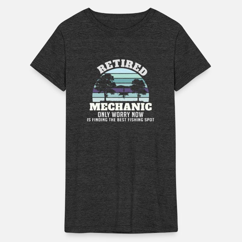 Retired Mechanic No Worries Just Fishing