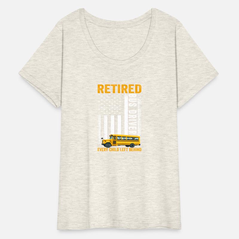 Retired School Bus Driver Flag Design