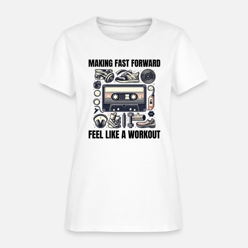Retro 80s Workout Cassette Tape Funny