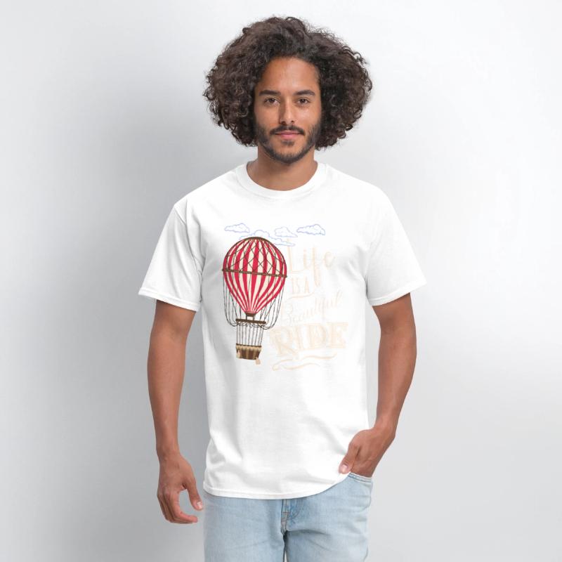 Retro Balloonist Hot Air Balloon Optimism Optimist