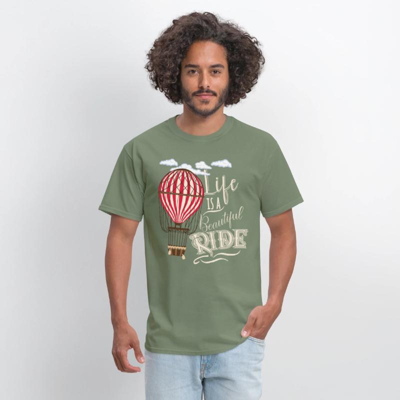 Retro Balloonist Hot Air Balloon Optimism Optimist