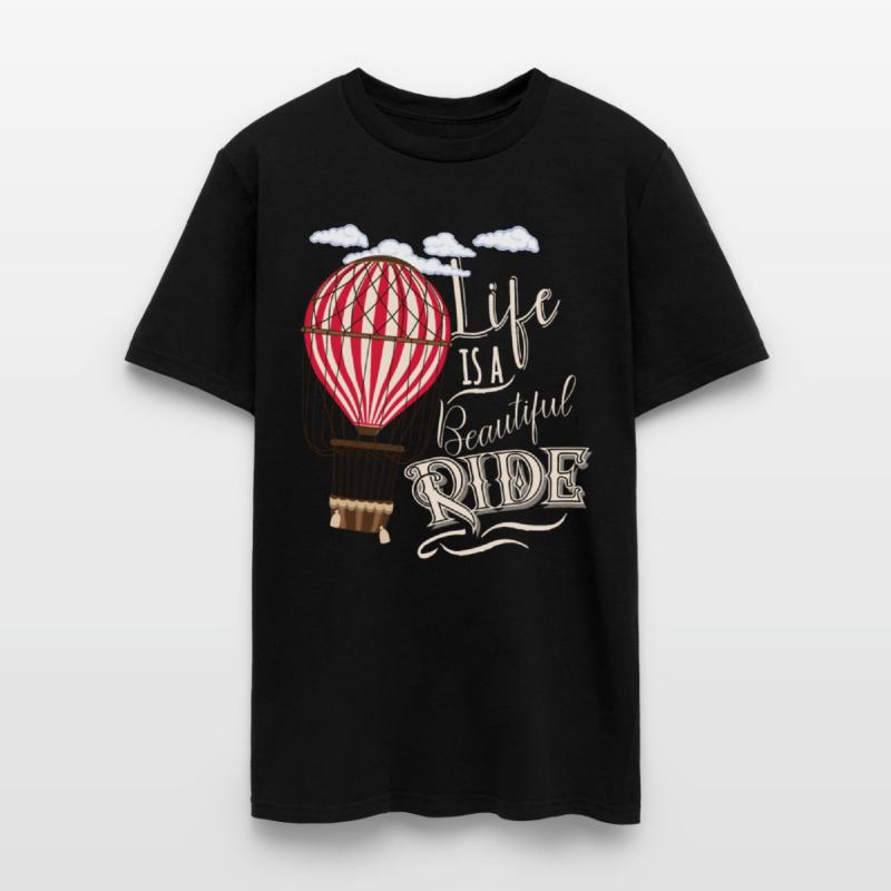 Retro Balloonist Hot Air Balloon Optimism Optimist