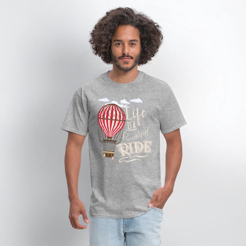 Retro Balloonist Hot Air Balloon Optimism Optimist