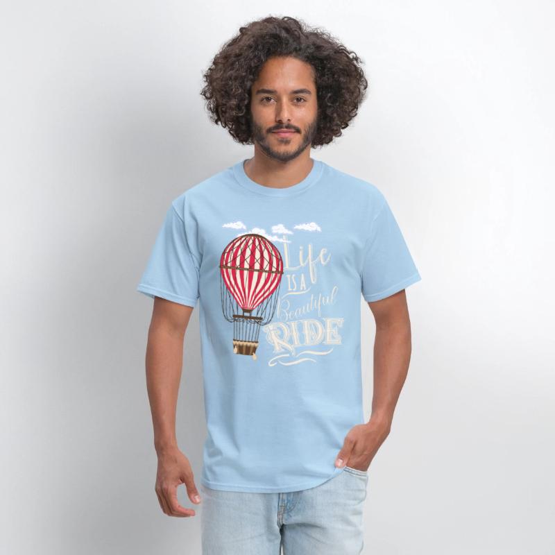 Retro Balloonist Hot Air Balloon Optimism Optimist