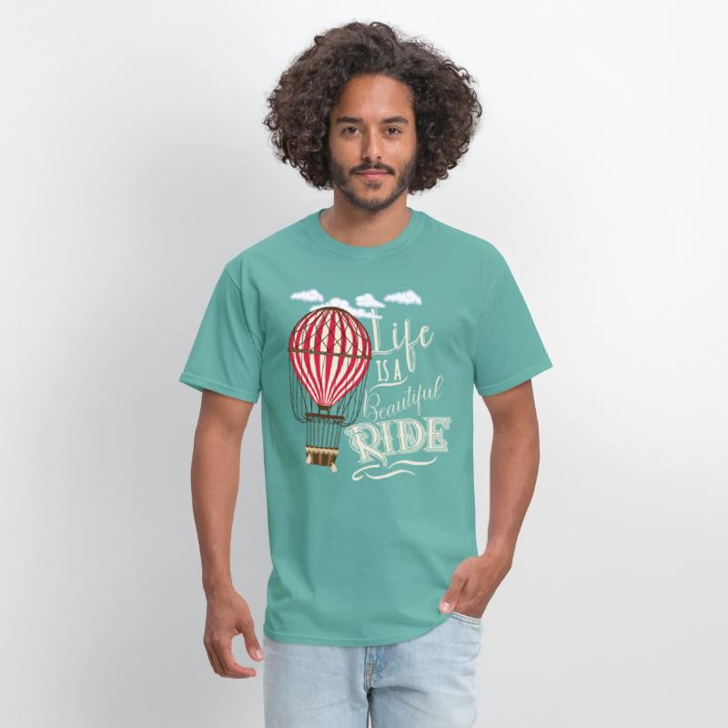 Retro Balloonist Hot Air Balloon Optimism Optimist