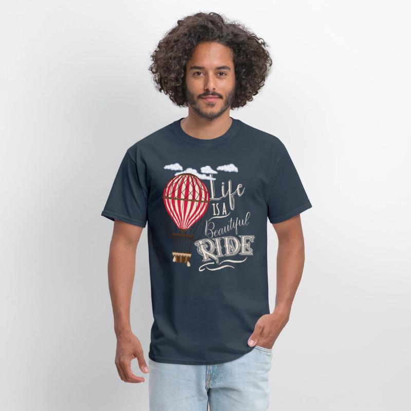 Retro Balloonist Hot Air Balloon Optimism Optimist