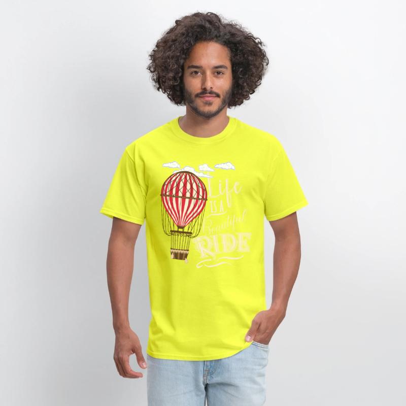Retro Balloonist Hot Air Balloon Optimism Optimist