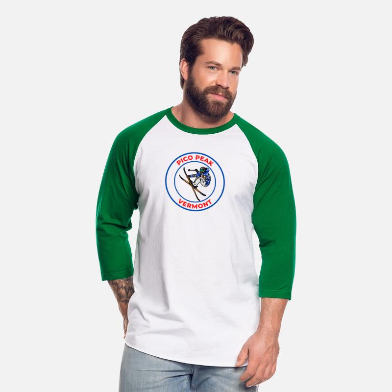 Retro Skiing in Pico Peak Vermont Holiday Souvenir
