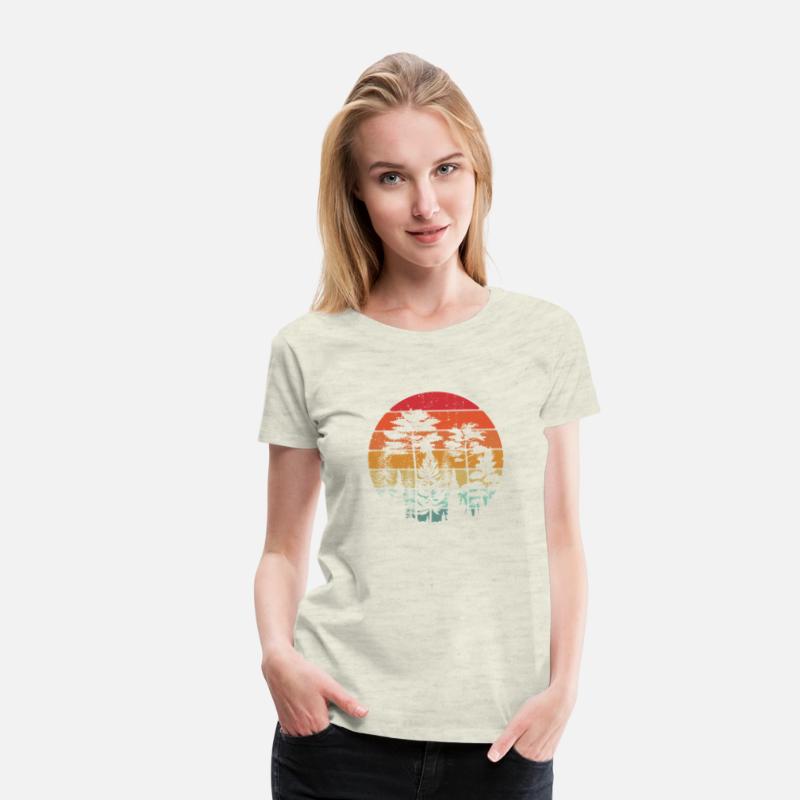 Retro Style Wildlife Trees Outdoors Nature Forest