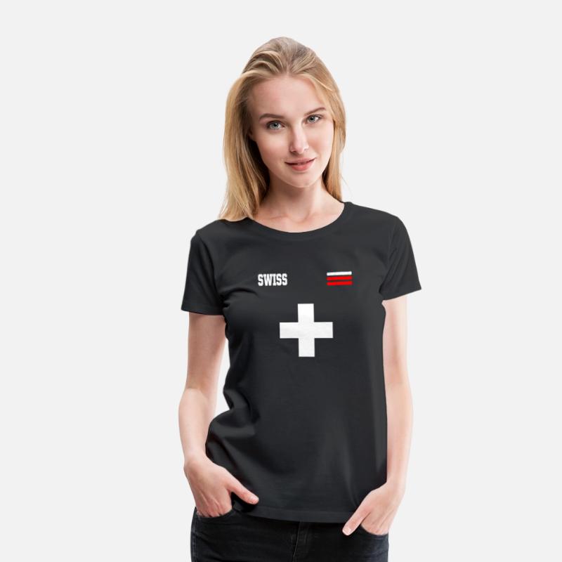 Retro Swiss Cross Flag Switzerland Pride