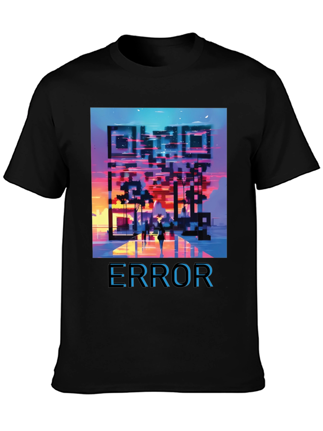 Error QR Code Graphic T-Shirt