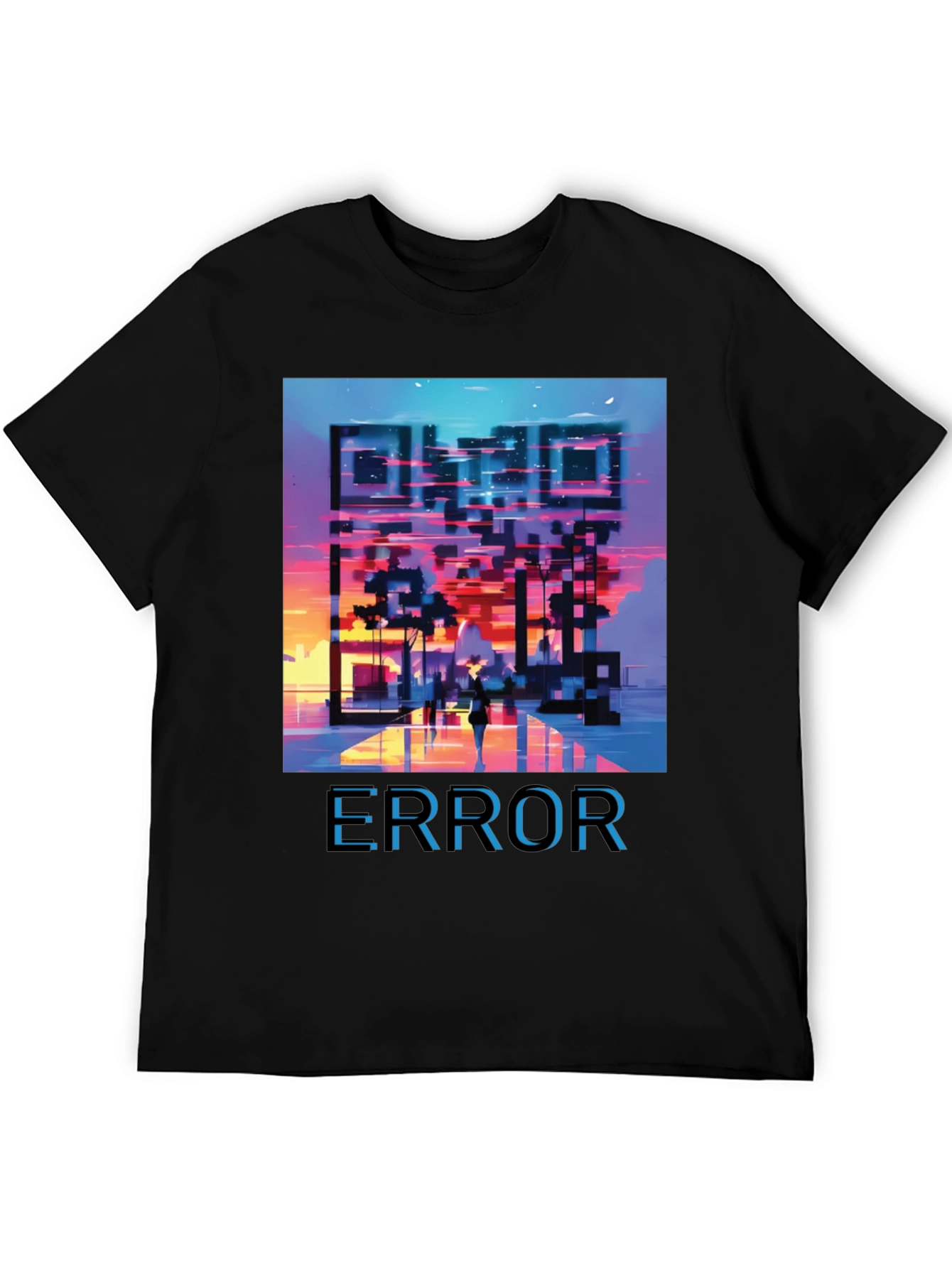 Error QR Code Graphic T-Shirt