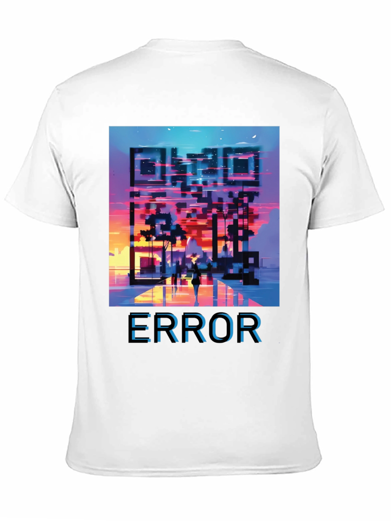 Error QR Code Graphic T-Shirt