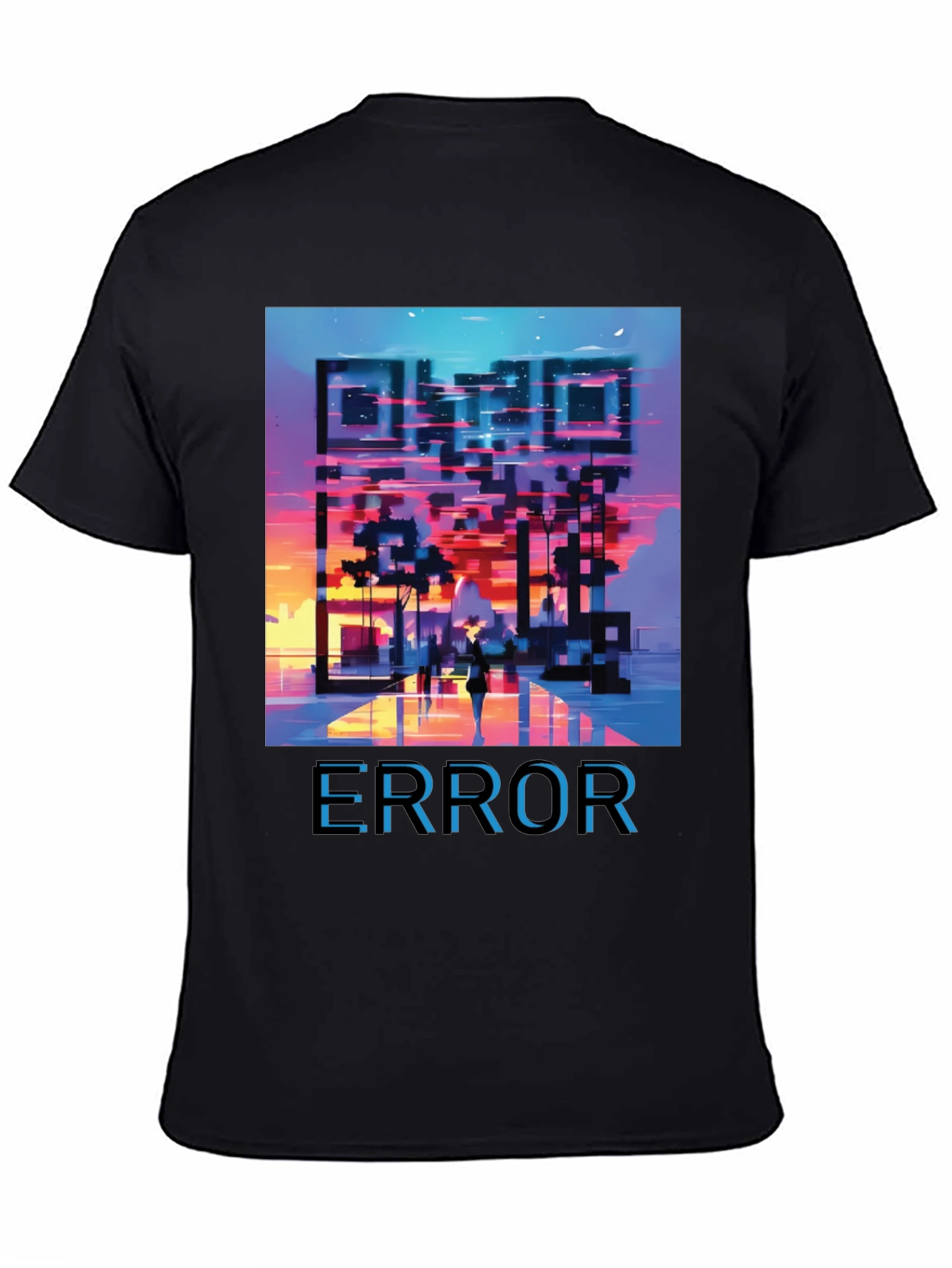Error QR Code Graphic T-Shirt