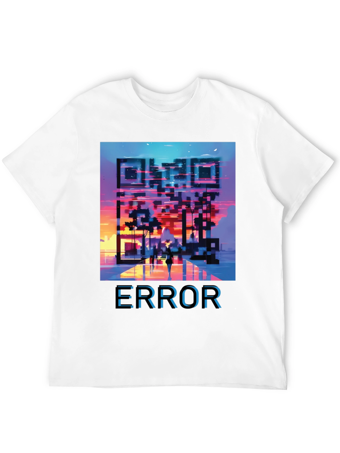 Error QR Code Graphic T-Shirt