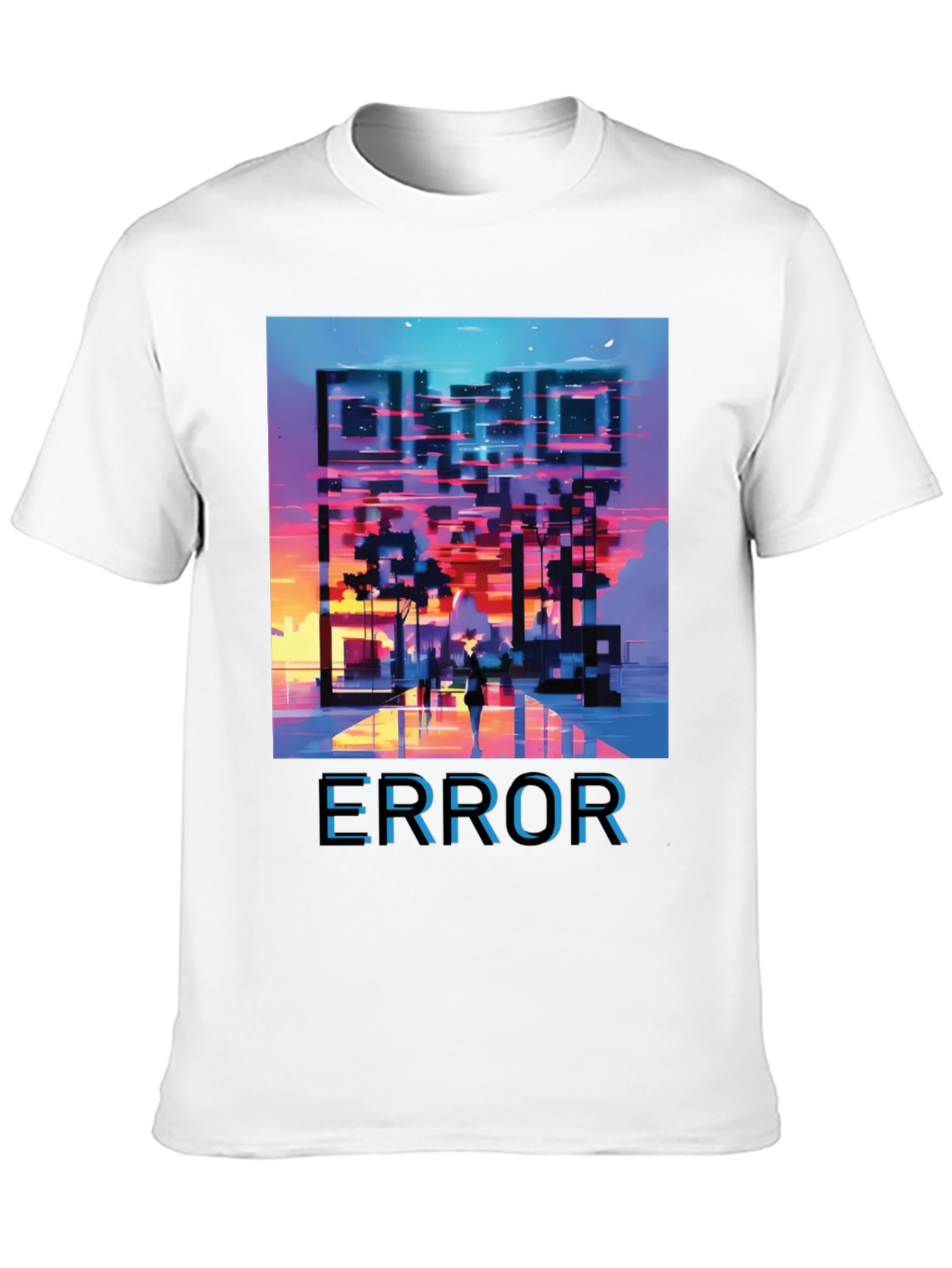 Error QR Code Graphic T-Shirt