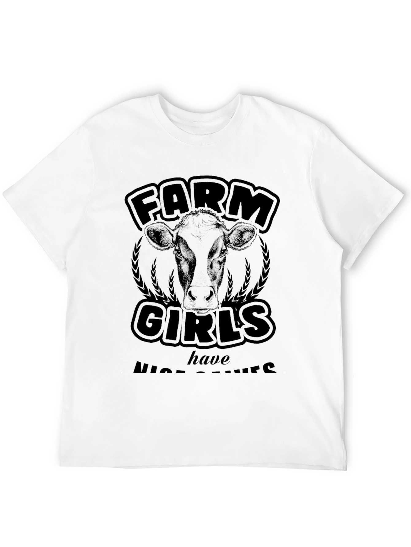 Farm Girls Graphic T-Shirt - Black
