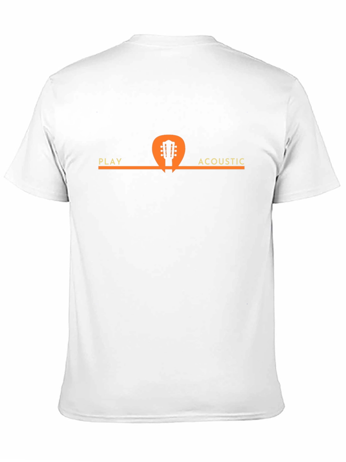 Play Acoustic Guitar Black T-Shirt