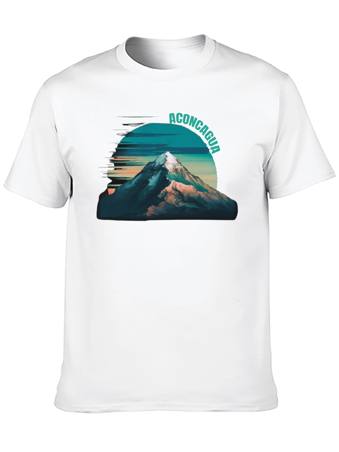 Aconcagua Mountain Graphic Tee - Black