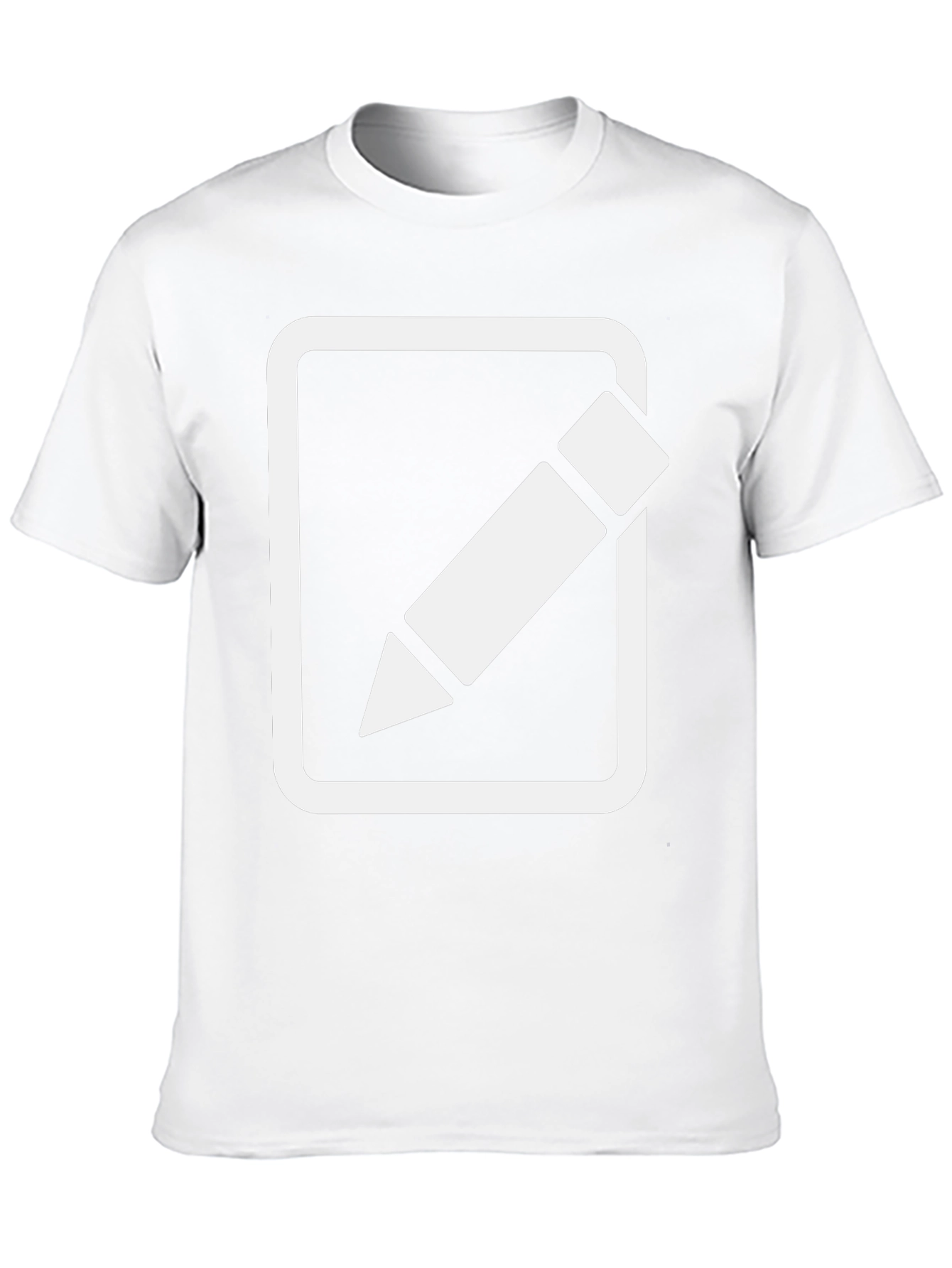Black T-Shirt with Edit Icon