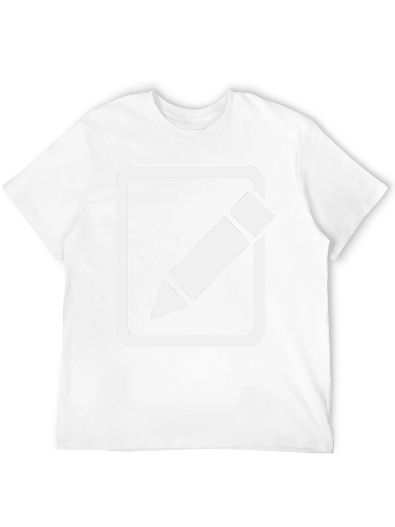Black T-Shirt with Edit Icon