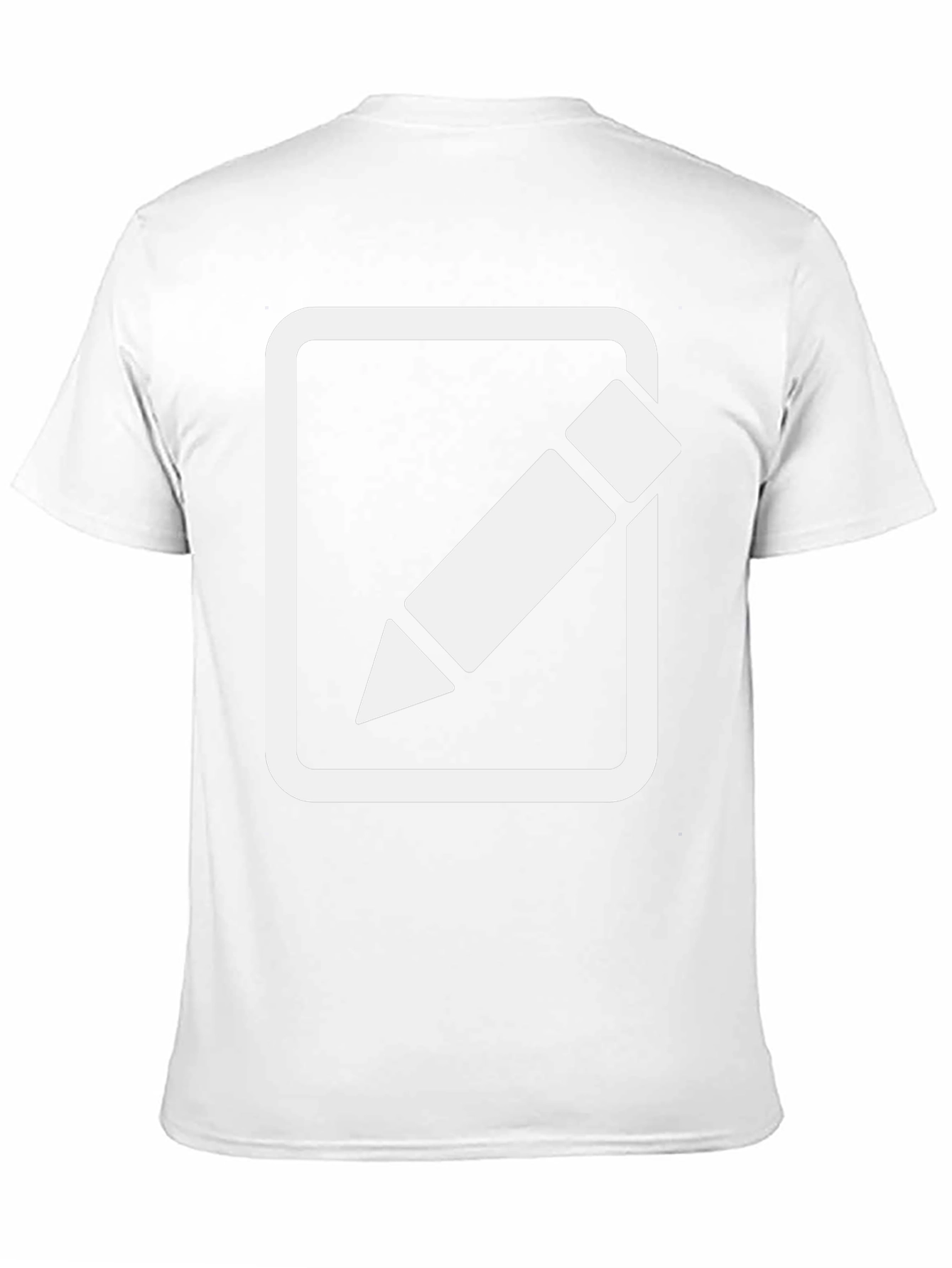 Black T-Shirt with Edit Icon