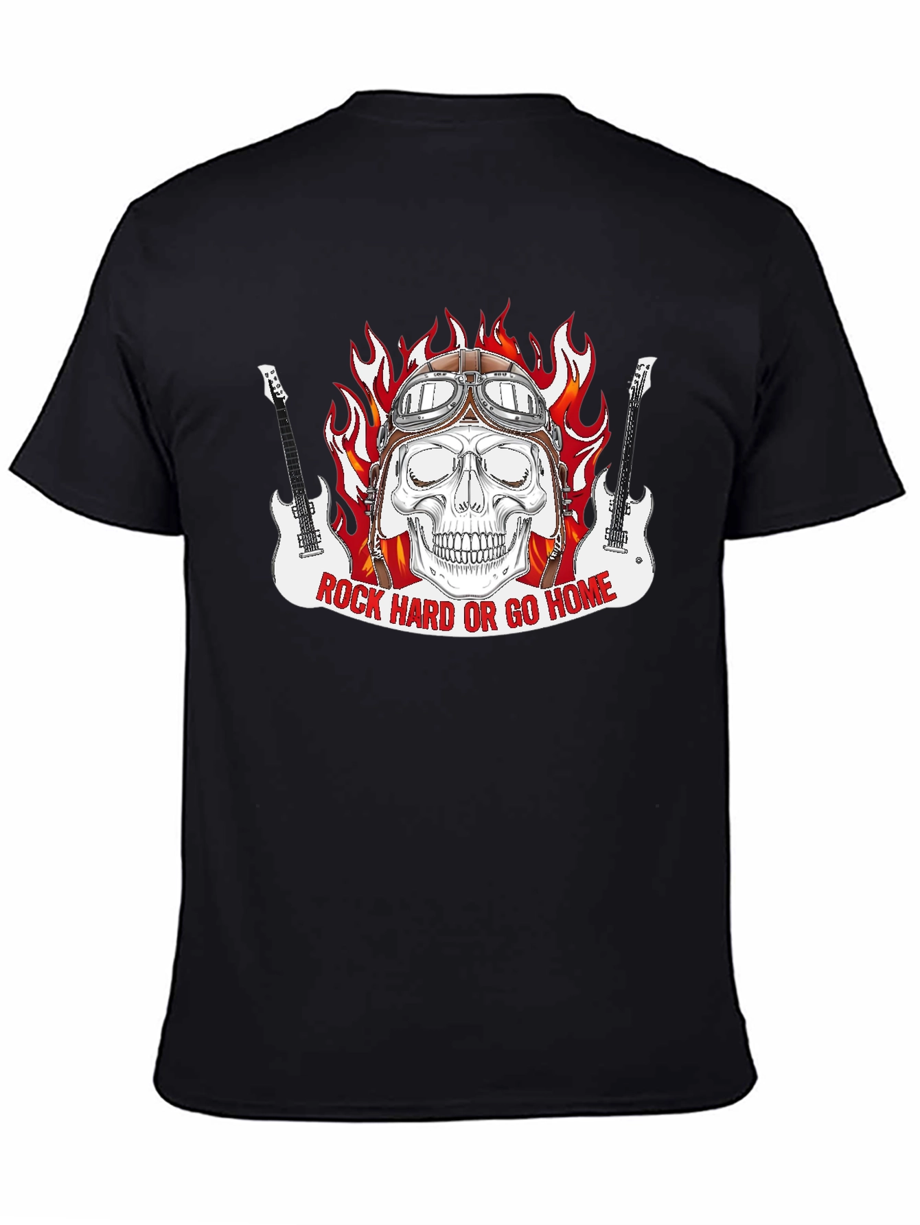 Rock Hard or Go Home Graphic T-Shirt