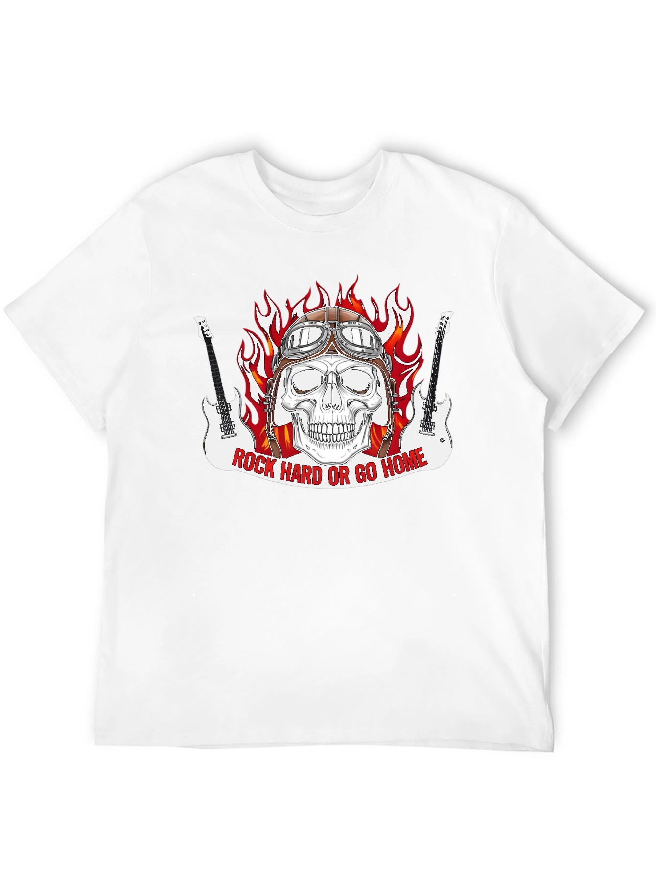 Rock Hard or Go Home Graphic T-Shirt