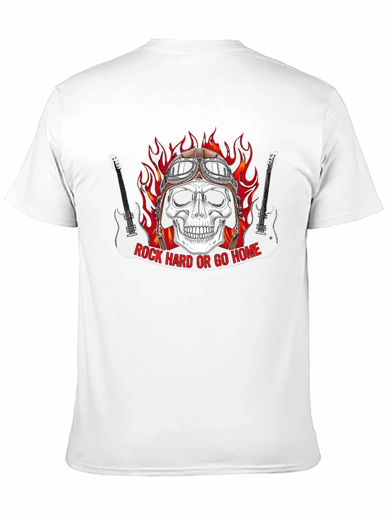 Rock Hard or Go Home Graphic T-Shirt