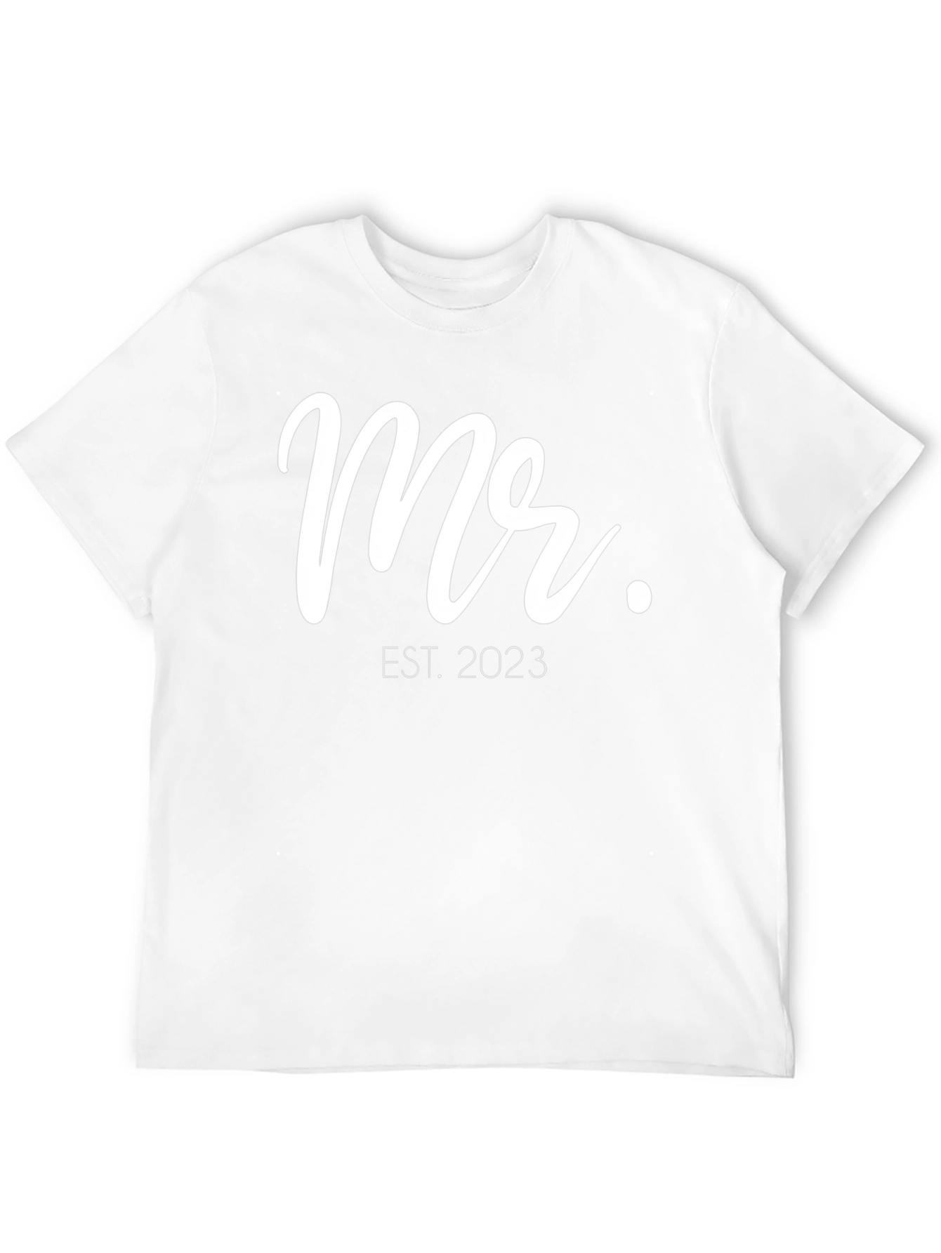 Mr. Est. 2023 Wedding T-Shirt