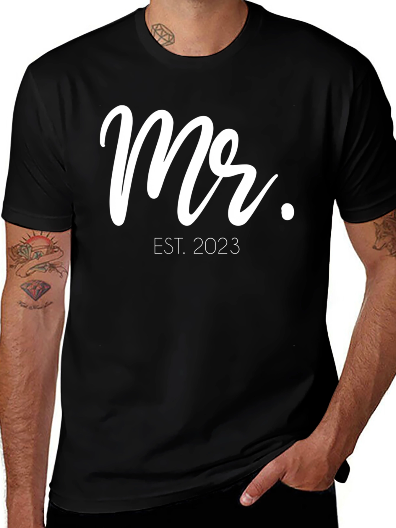 Mr. Est. 2023 Wedding T-Shirt