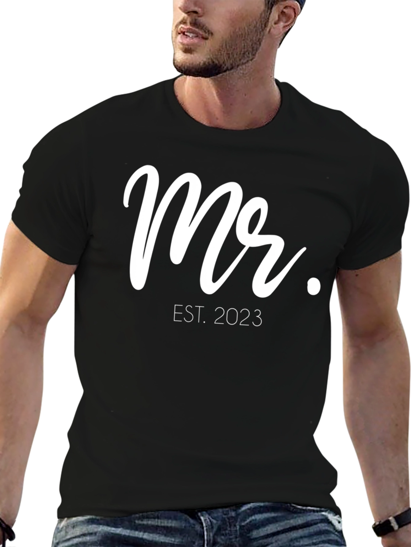 Mr. Est. 2023 Wedding T-Shirt