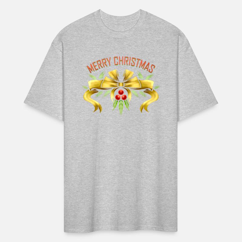 Ribbon Mistletoe Merry Christmas