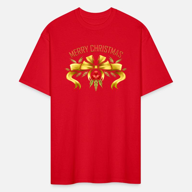 Ribbon Mistletoe Merry Christmas