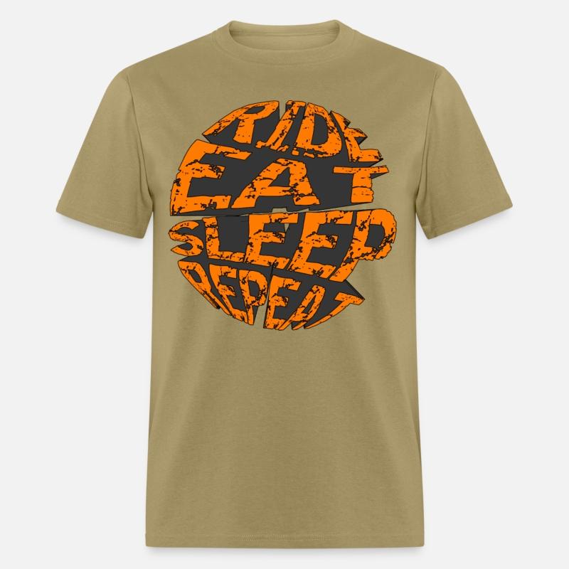 RIDE EAT SLEEP REPEAT RETRO MOUNTAIN BIKE