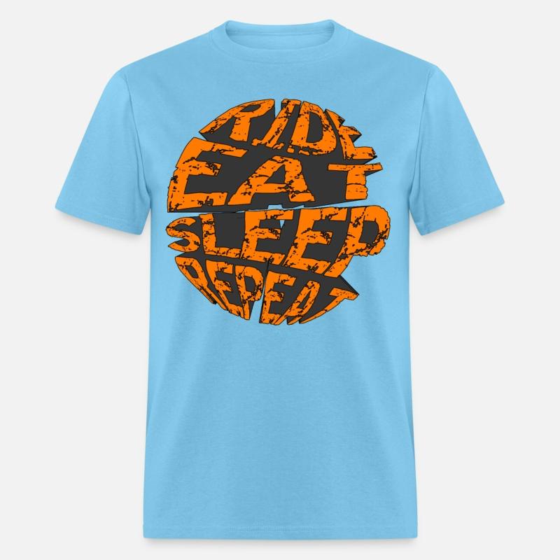 RIDE EAT SLEEP REPEAT RETRO MOUNTAIN BIKE