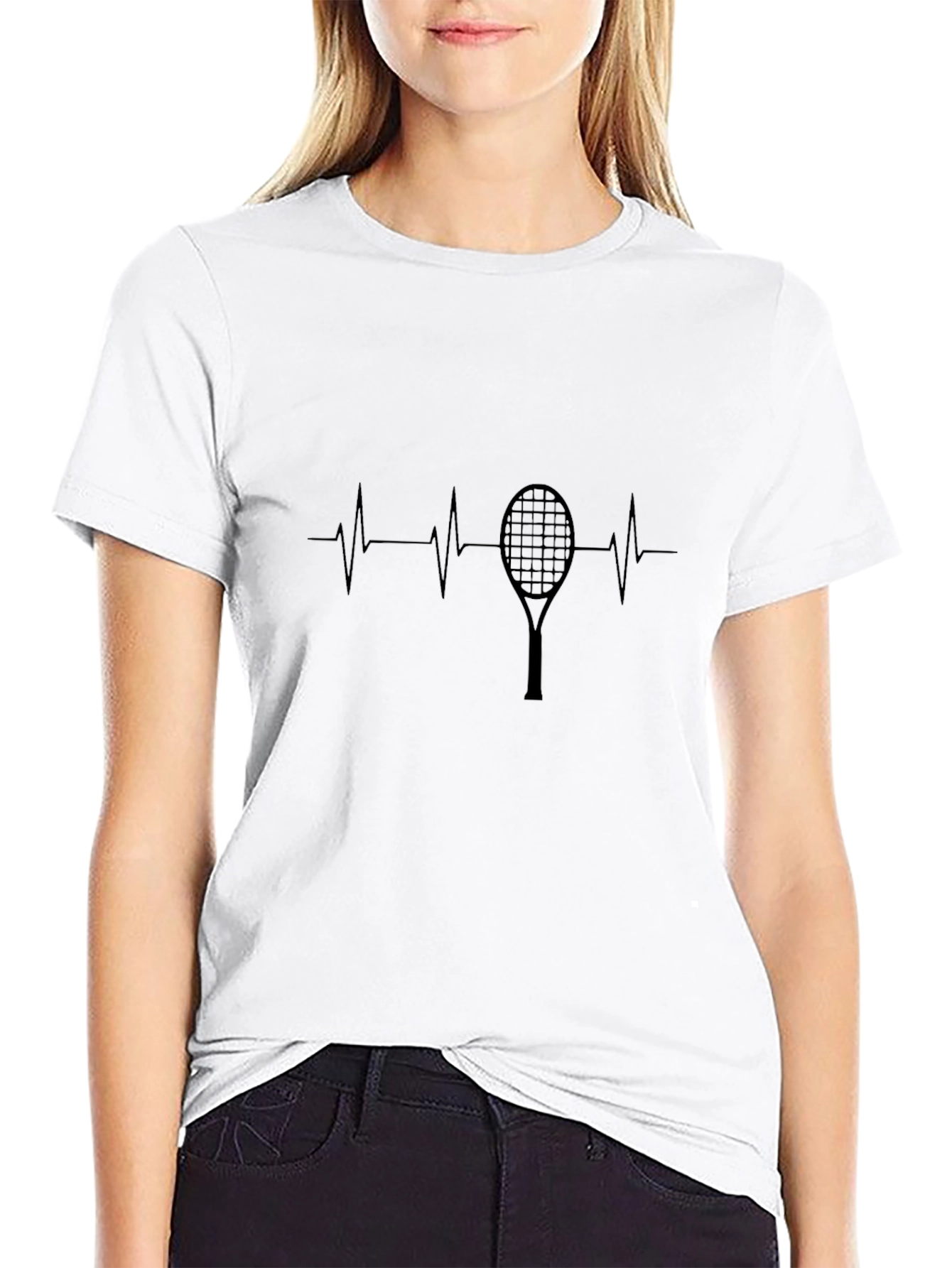 Tennis Heartbeat T-Shirt - Love of the Game