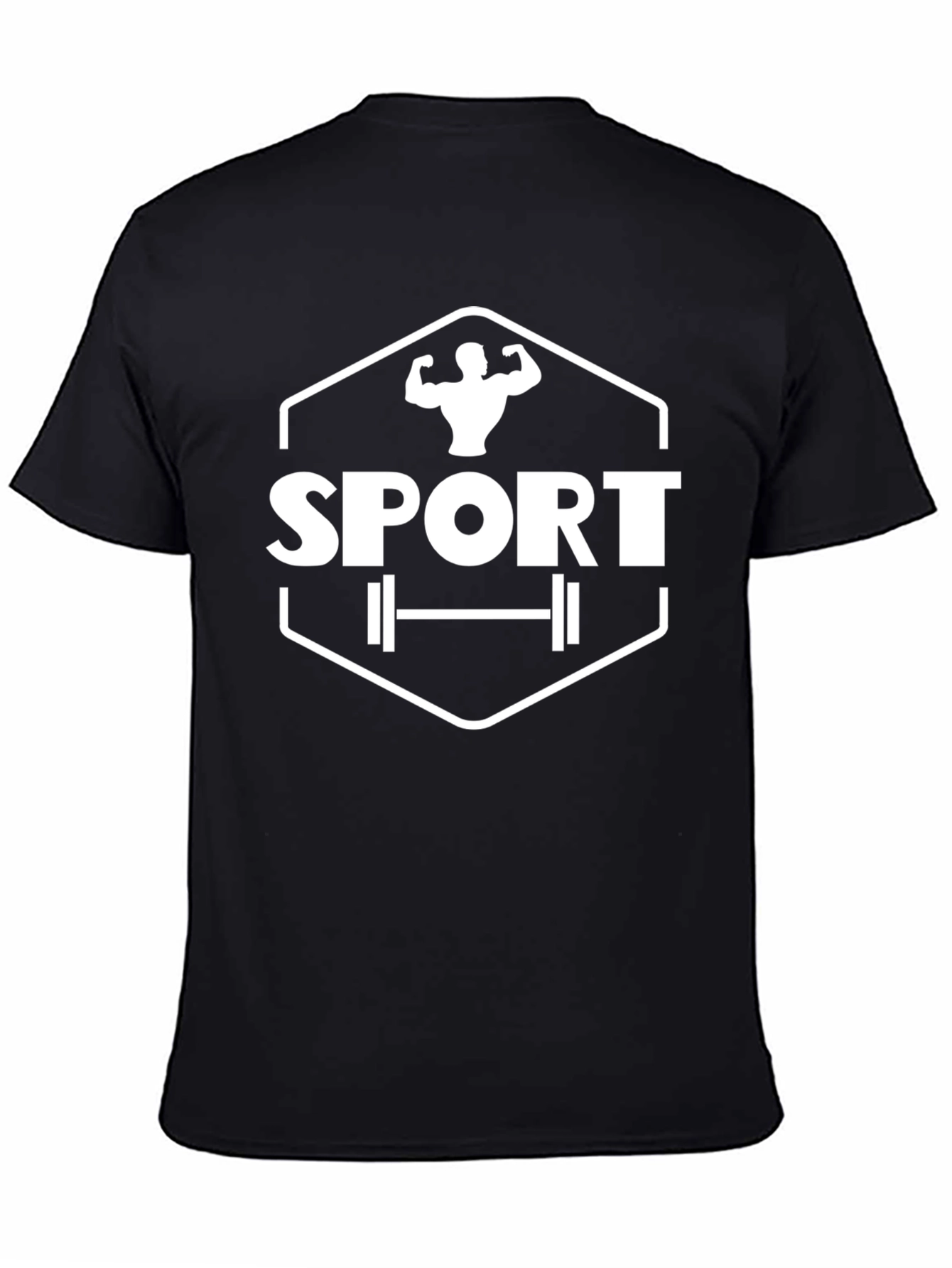 Sport Gym Fitness Black T-Shirt